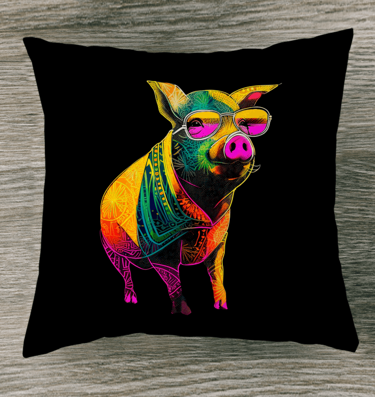 Playful Piglets Indoor Pillow - Beyond T-shirts