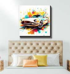 Countryside Drive Wrapped Canvas