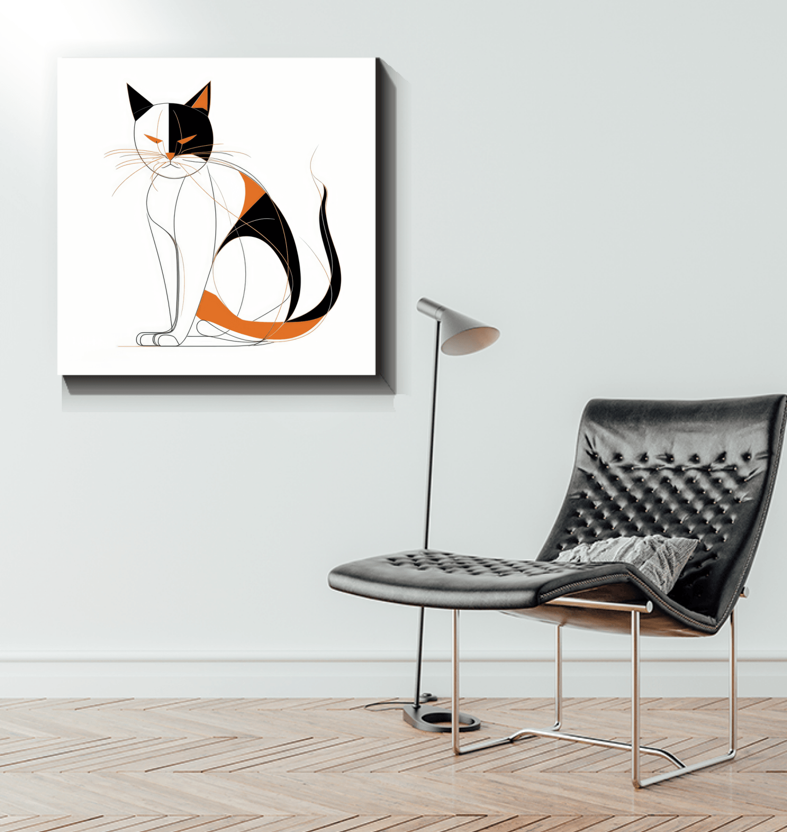 Majestic Cat Desert Mirage Canvas - Beyond T-shirts