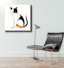 Majestic Cat Desert Mirage Canvas - Beyond T-shirts