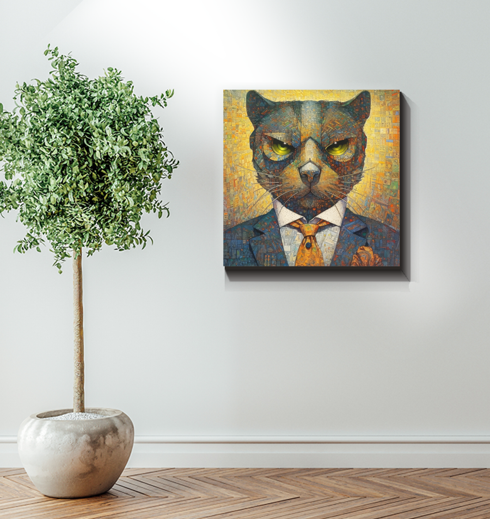 Whisker Wonders canvas for animal art lovers.