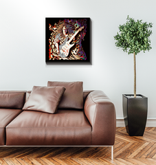 Rhythmic Radiance Wrapped Canvas