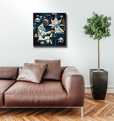 Treble Tapestry Wrapped Canvas