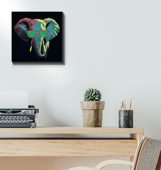 Elephant Family Bond Canvas Print - Beyond T-shirts
