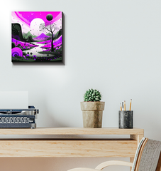 Mesmerizing Mesa Desert Landscape Canvas