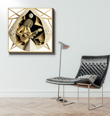 Bassline Brilliance Wrapped Canvas