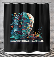 Classical Crescendo Shower Curtain