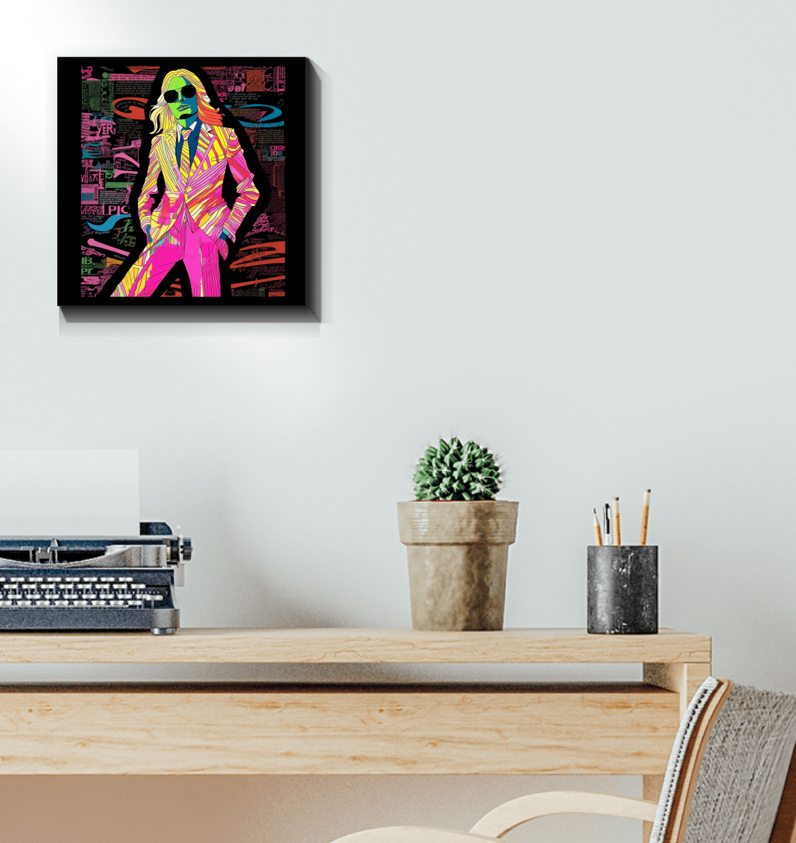 Graffiti Runway Canvas Art - Beyond T-shirts