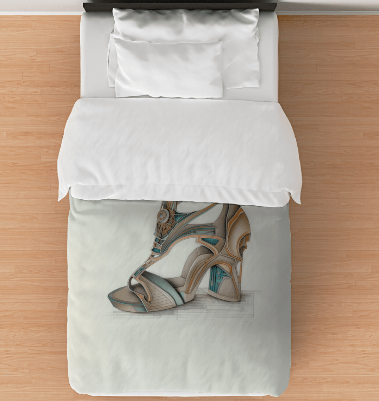 Futuristic Shoe Dreams Comforter Haven - Beyond T-shirts