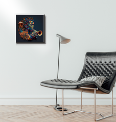Grunge Grit Wrapped Canvas