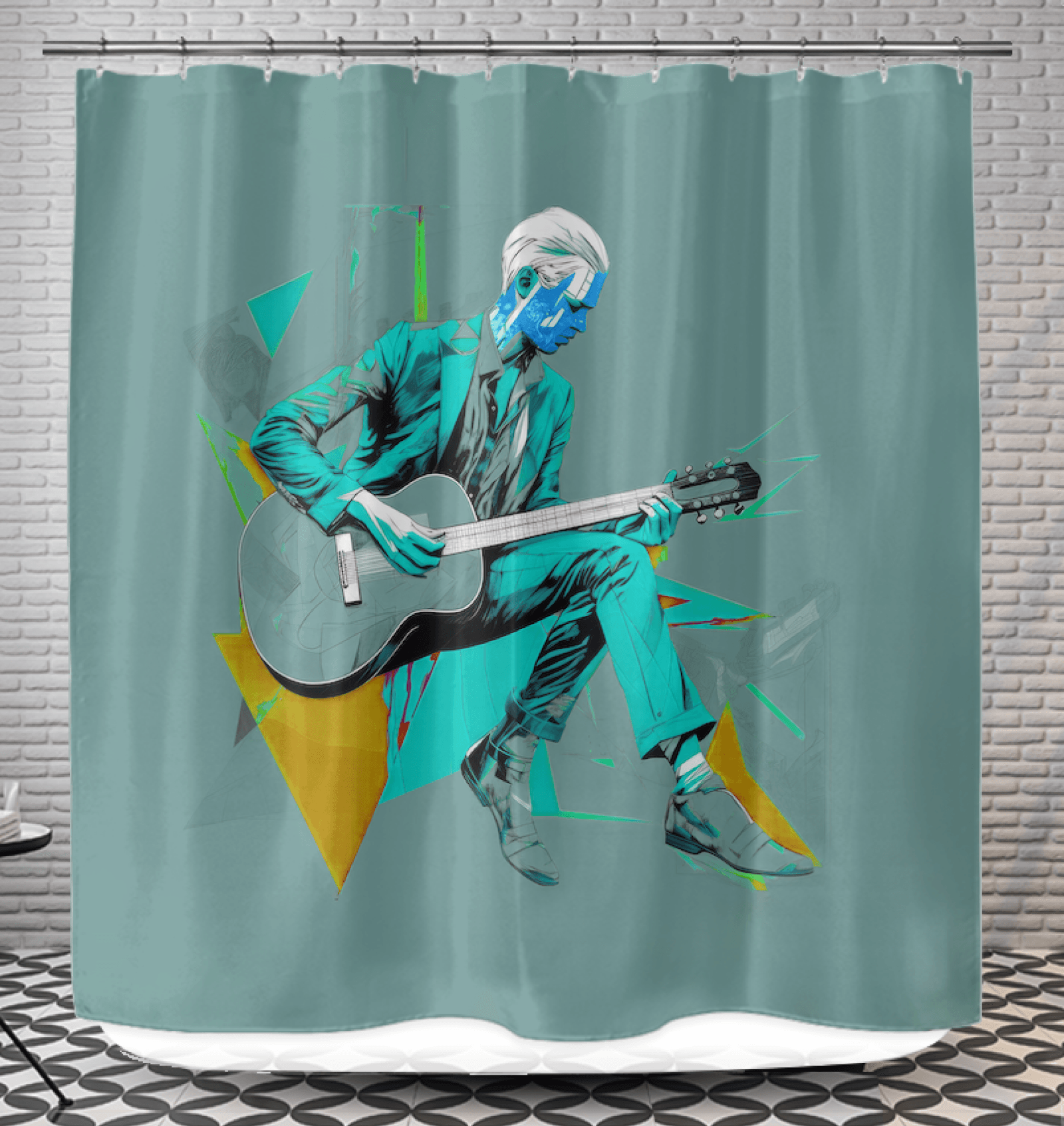 Runway Glamour Fashion Jam Shower Curtain - Beyond T-shirts