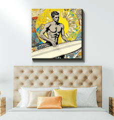 Surf Escape Canvas Art - Beyond T-shirts