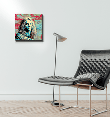 Surfing Tranquility Canvas Art Print - Beyond T-shirts