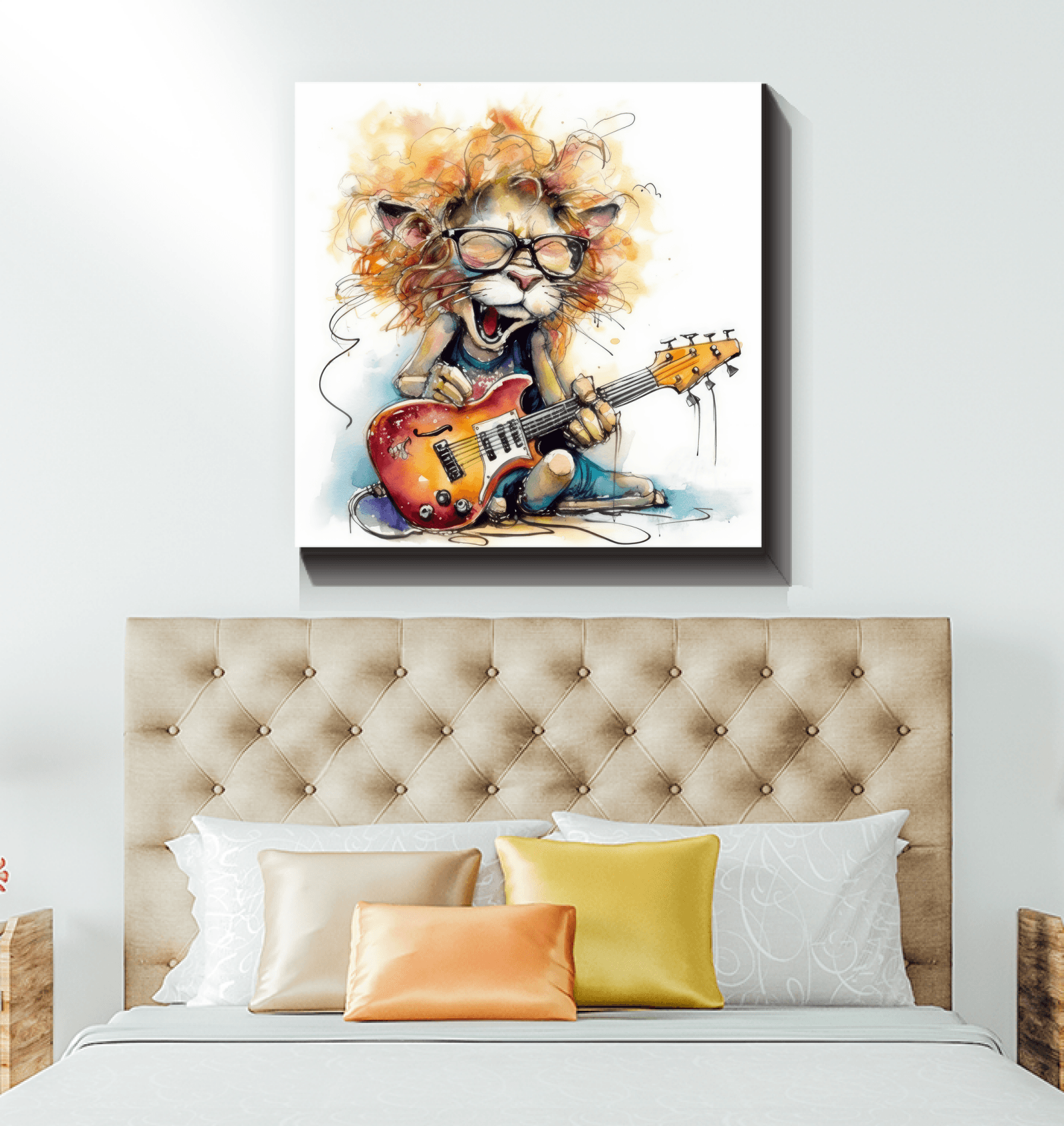 Melodious Mischief Caricature Canvas Art - Beyond T-shirts