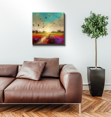 Desert Mirage Wrapped Canvas