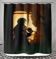 Sound of Serenity: Music-Inspired Bathroom Curtain - Beyond T-shirts