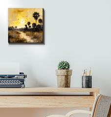 Mountain Bliss Wrapped Canvas