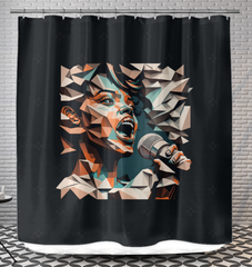 Mystical Melodies Bath Curtain