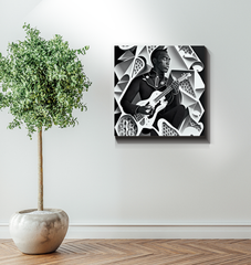 Jazz Sax Serenade Wrapped Canvas