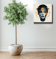 Abstract Portraits of Women: Canvas Art - Beyond T-shirts