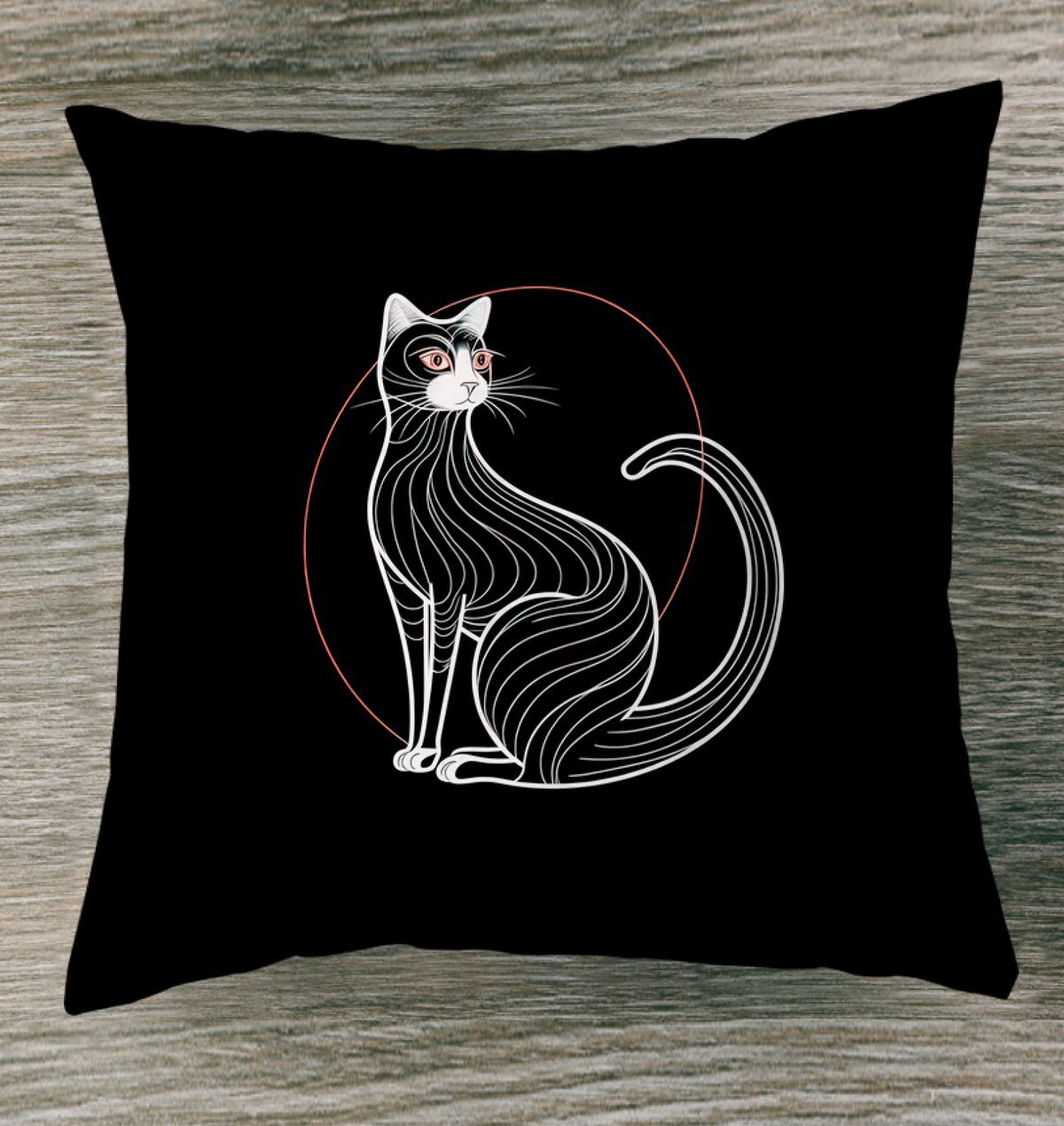 Elegant Siamese Twilight Cushion
