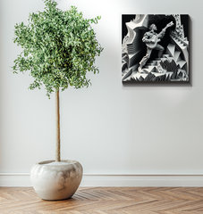 Musicians create magic moments Wrapped Canvas