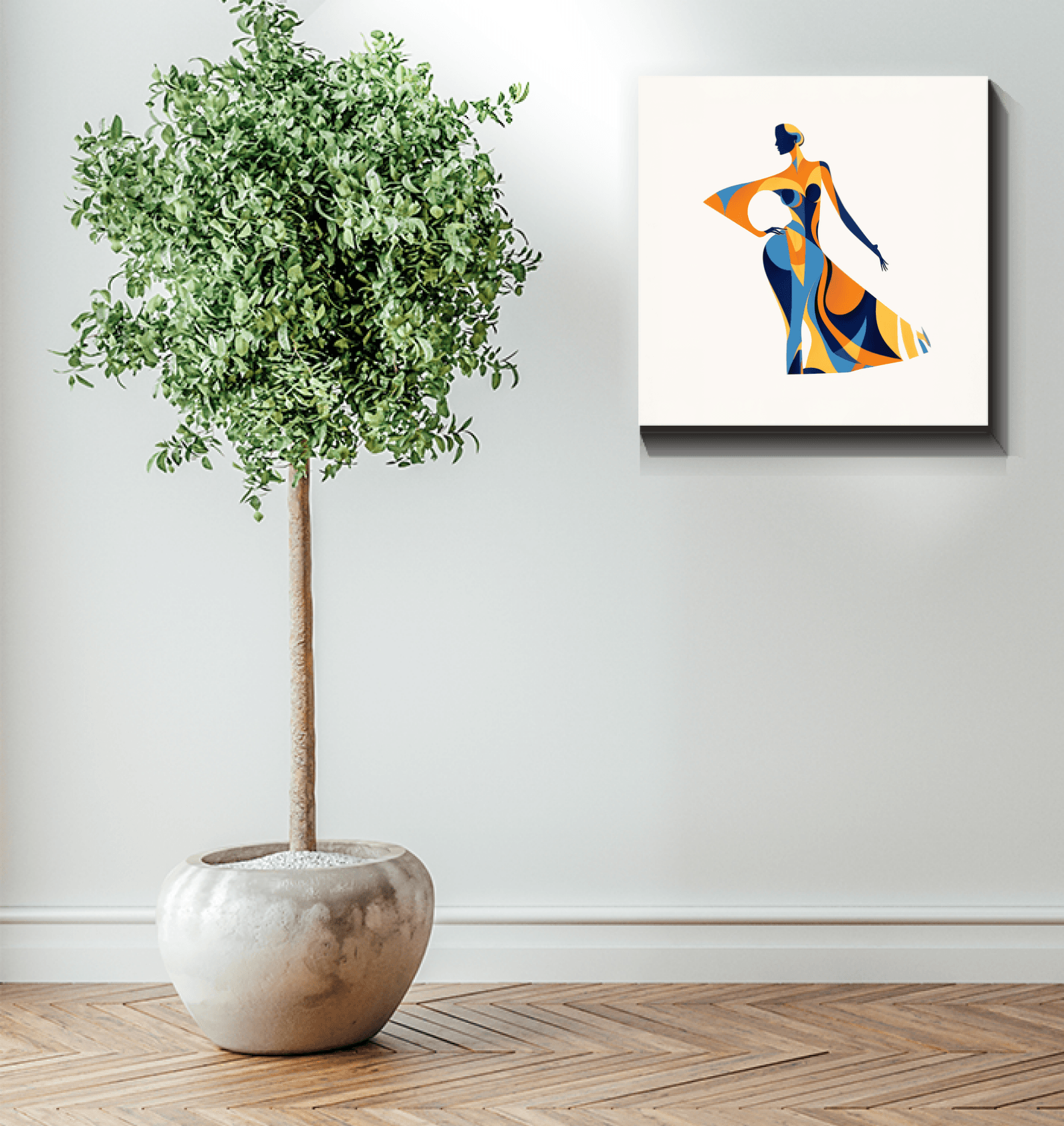 Stylish Silhouettes Canvas Art - Beyond T-shirts