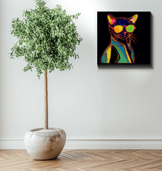Silhouette Serenity Canvas Print - Beyond T-shirts