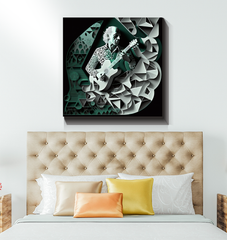 Folk Harmony Wrapped Canvas