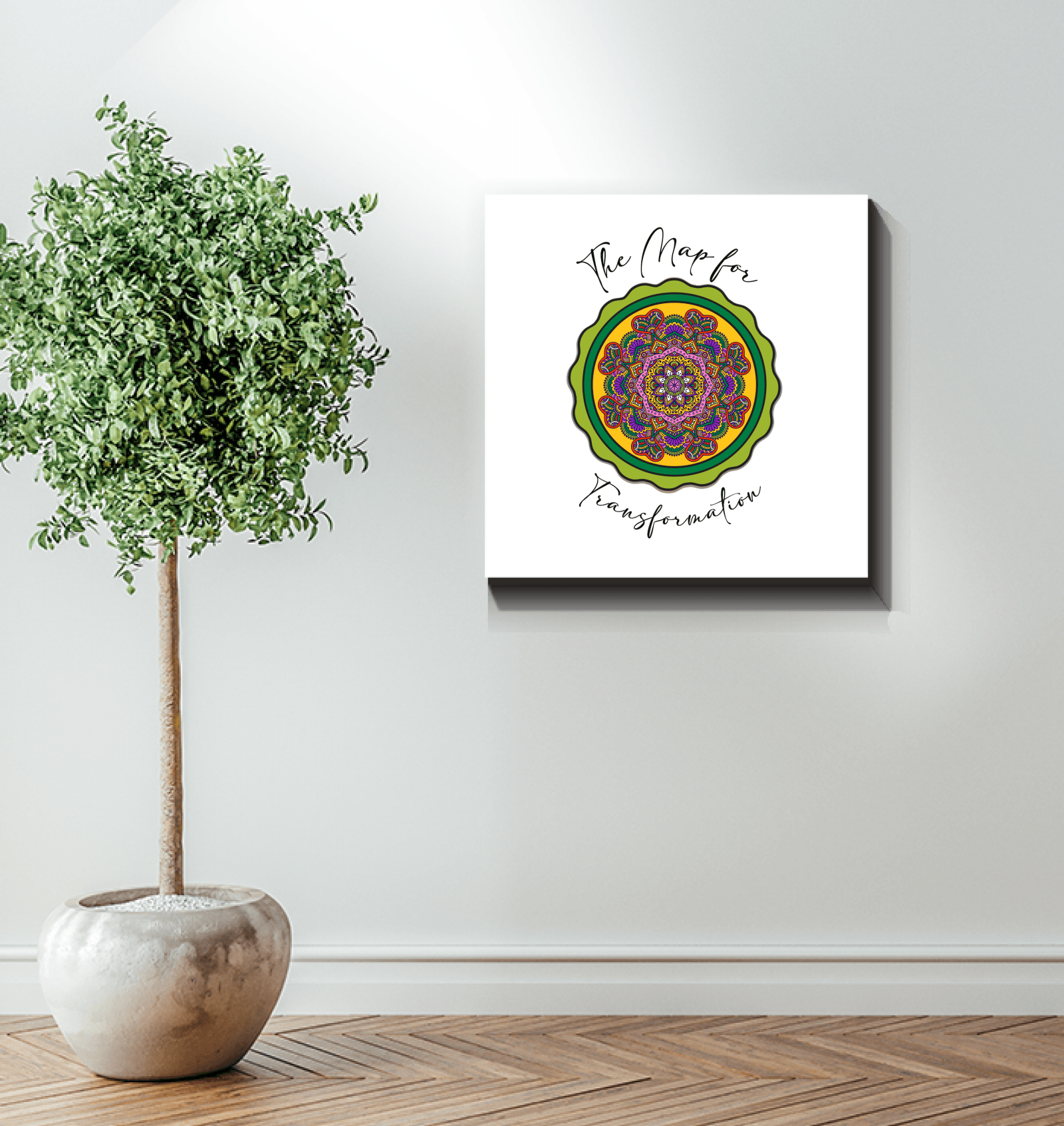 Sacred Geometry Mandala Canvas - Beyond T-shirts