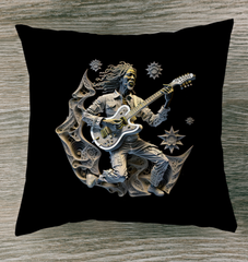 Rhythmic Radiance Outdoor Pillow