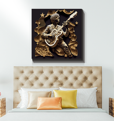 Sonic Symphony Wrapped Canvas