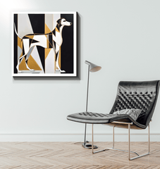 Elegant Bull Terrier Urban Stride - Beyond T-shirts