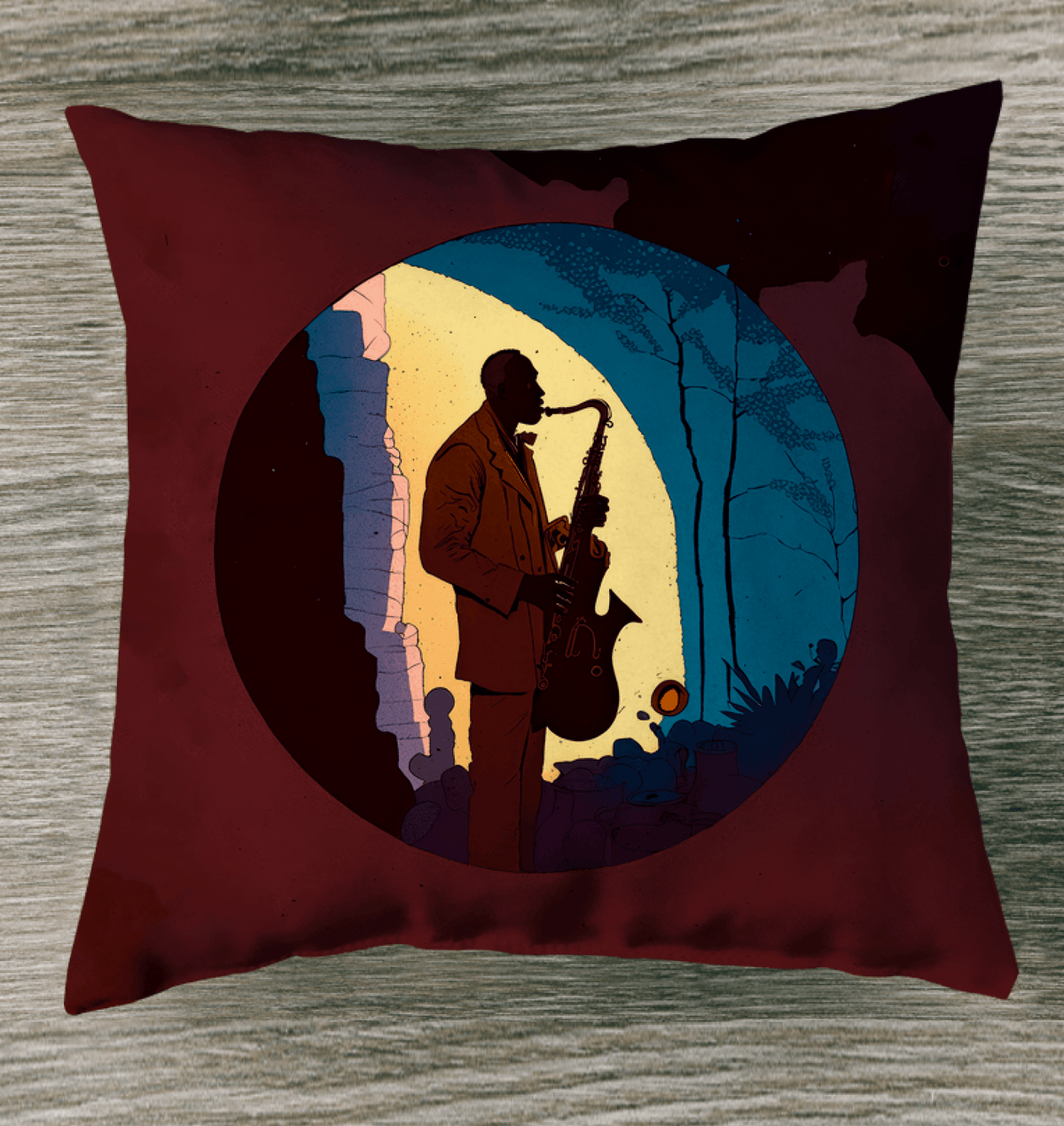 Melodic Couture Patio Pillow - Beyond T-shirts