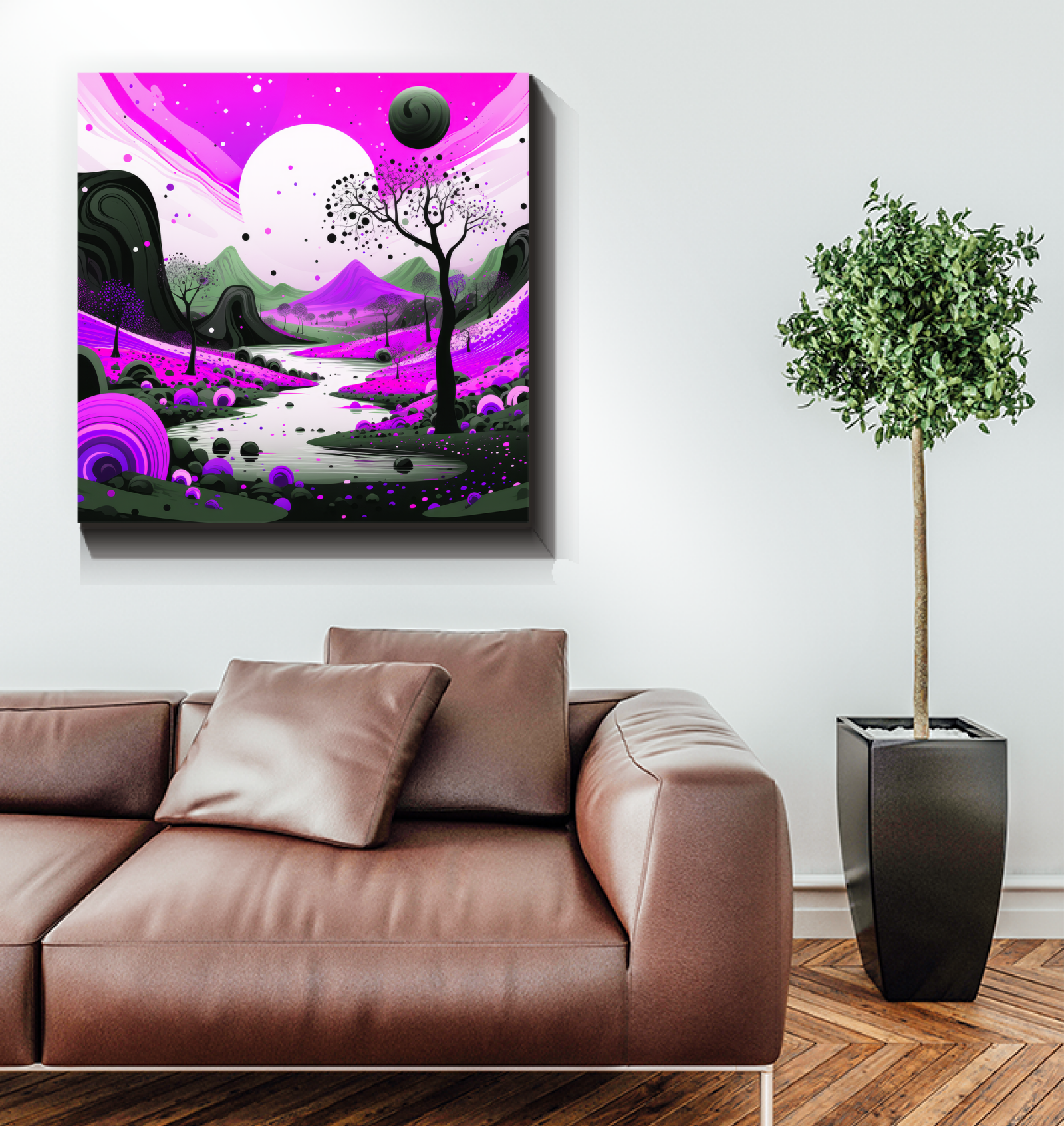 Mesmerizing Mesa Desert Landscape Canvas