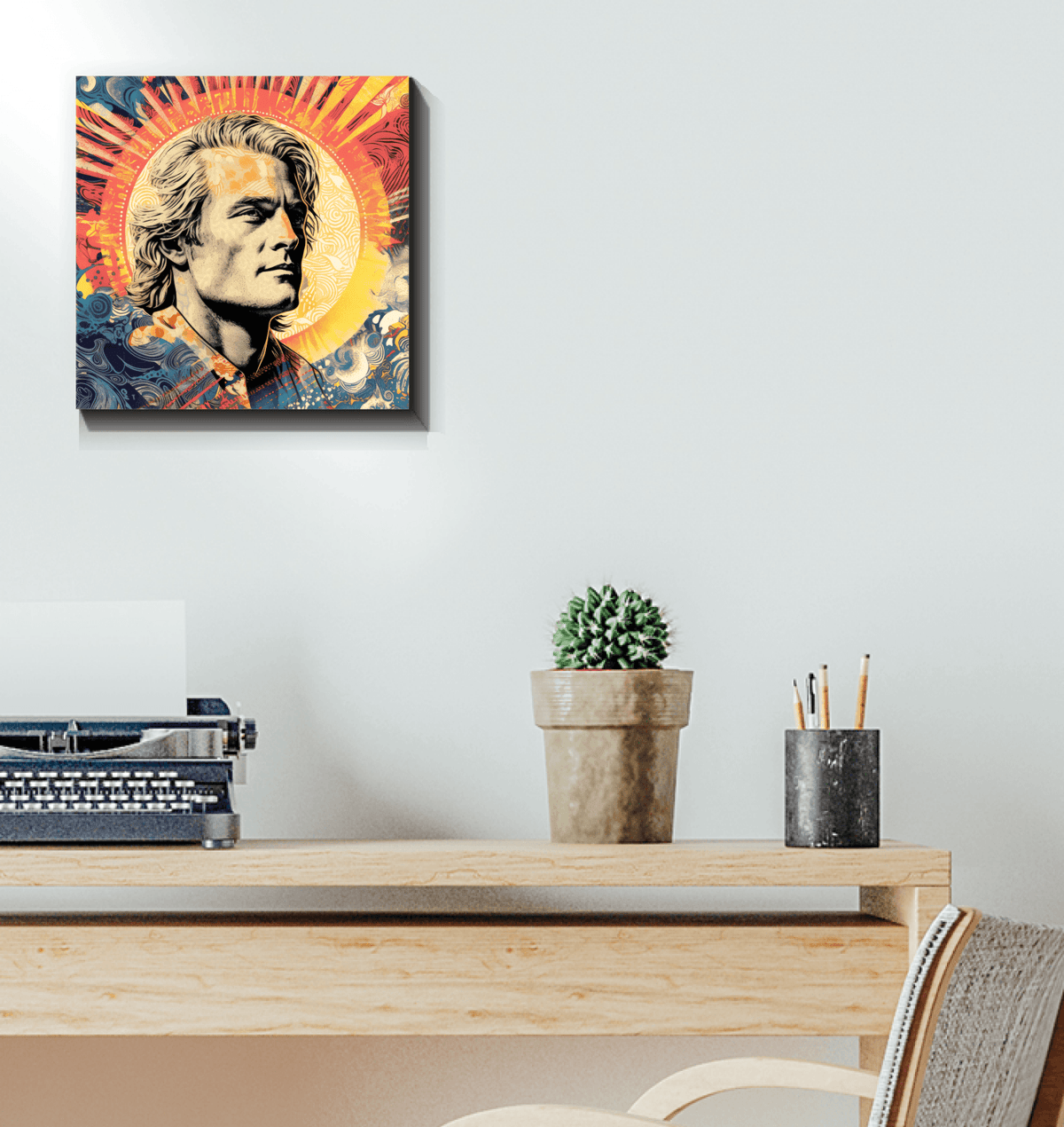 Surfing Harmony Canvas Print - Beyond T-shirts