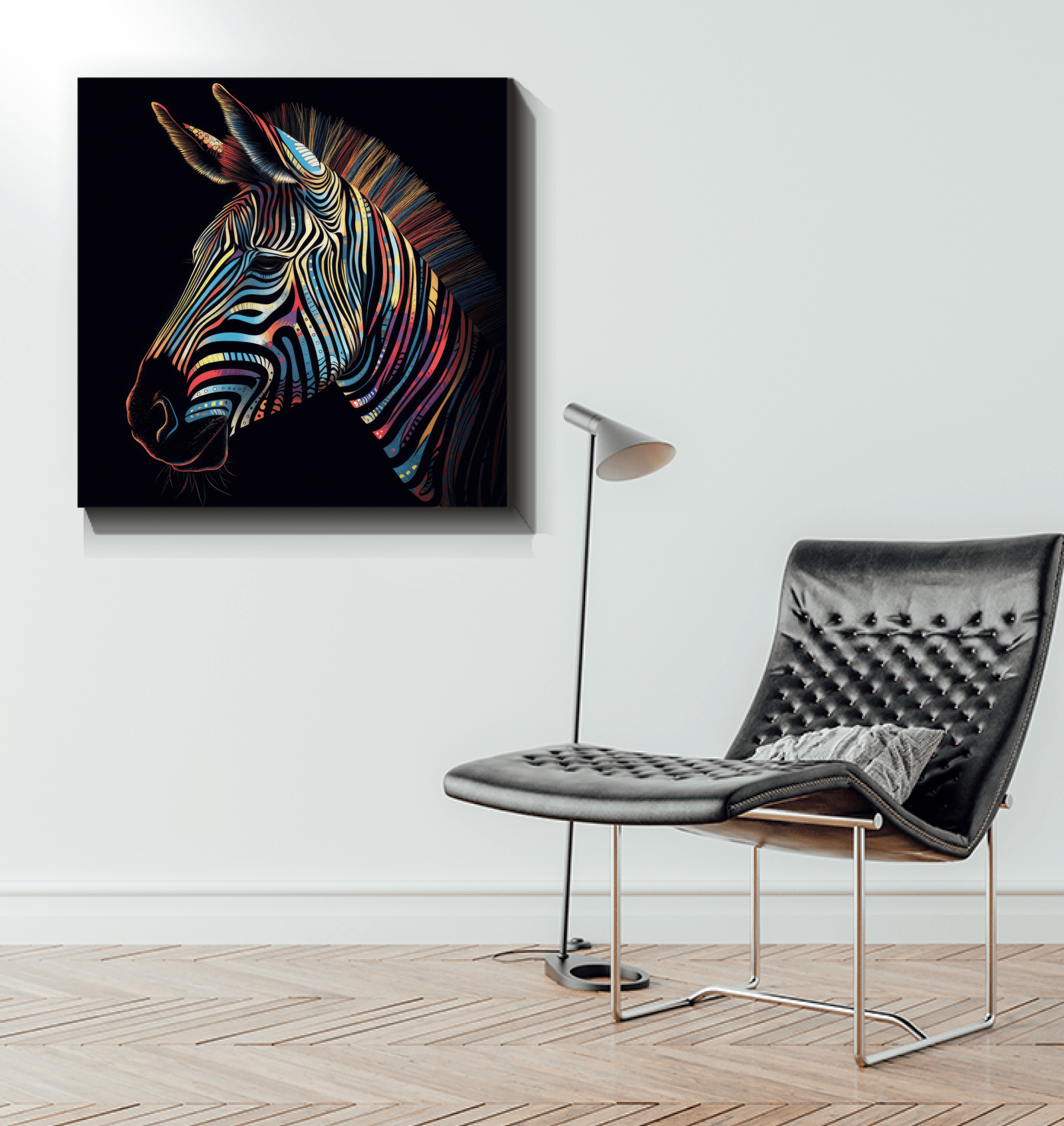 Zebra Stripes Elegance Canvas - Beyond T-shirts