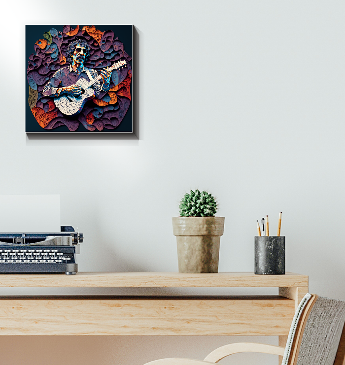 Blues Ballad Wrapped Canvas