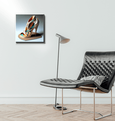 Futuristic Footwear Dreams - Canvas Artwork - Beyond T-shirts