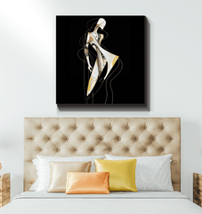 Contemporary Fashion Collage Canvas - Beyond T-shirts