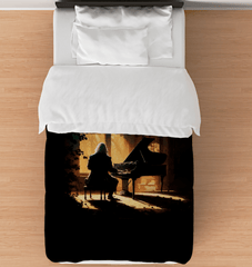 Soothing Symphony Comforter Set: Musical Bliss - Beyond T-shirts