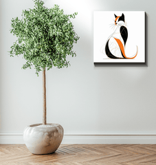 Graceful Cat Watercolor Dream Canvas - Beyond T-shirts