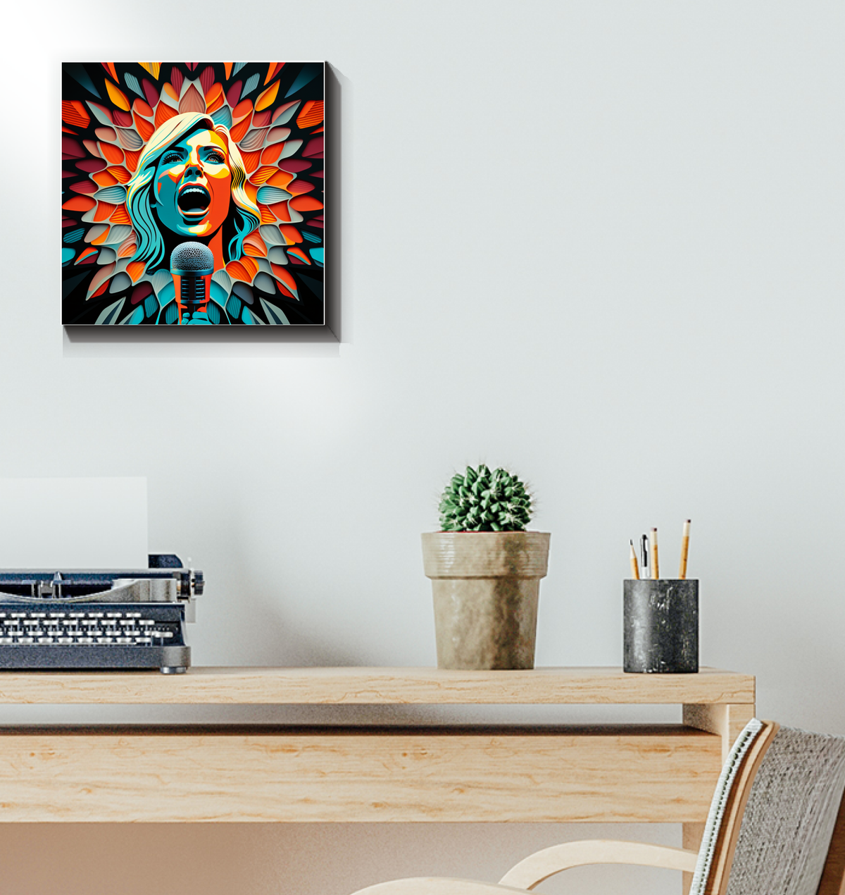 Electro Pop Canvas