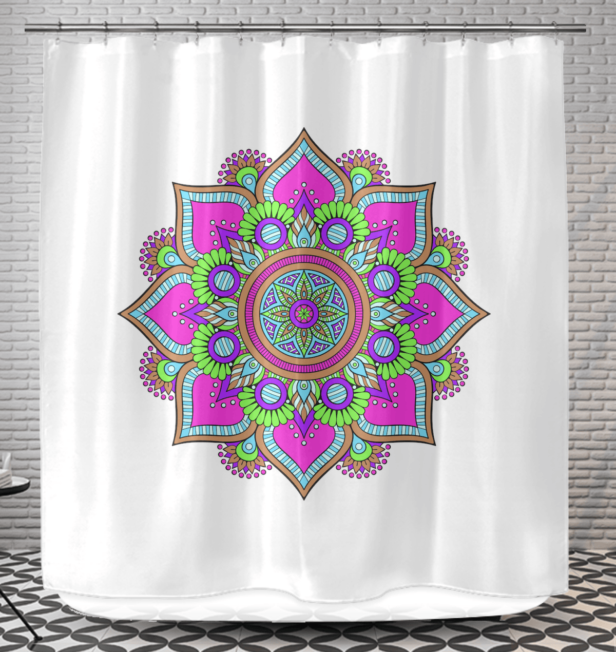 Mandala Dreamcatcher Fabric Curtain - Beyond T-shirts