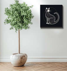 Majestic Sphynx Cat Mystic Gaze Canvas - Beyond T-shirts