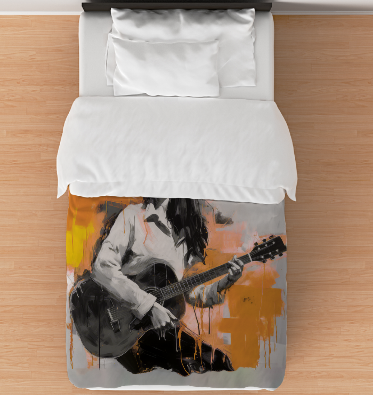 Tranquil Brushstrokes Duvet Cover