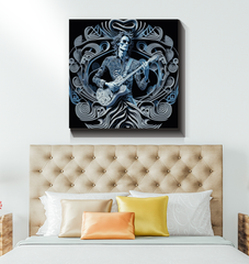 Timeless Treble Clef Wrapped Canvas