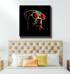 Adventurous Pooch Canvas Print - Beyond T-shirts