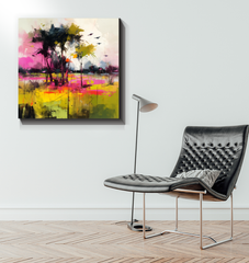 Sunset Splendor Landscape Wrapped Canvas