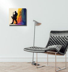 Bluesy Night - Jazz Music Canvas Artwork - Beyond T-shirts